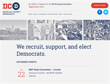 Tablet Screenshot of douglascountydemocrats.com